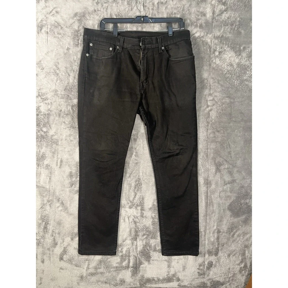 Levis 511 Slim Fit Mens Black Denim Jeans 34x30 Stretch Casual Pants